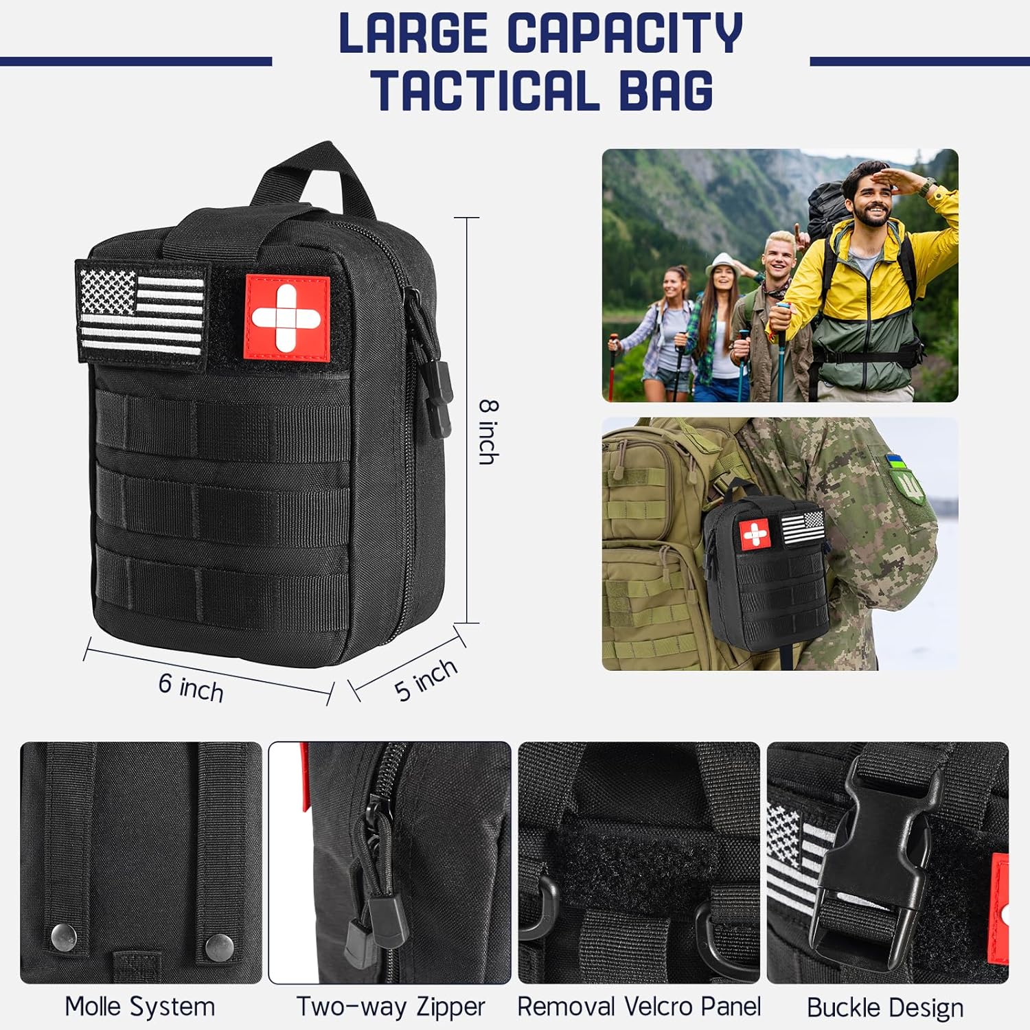Survival Kits, 149Pcs Survival Gear First Aid Kit IFAK: A Comprehensive Review
