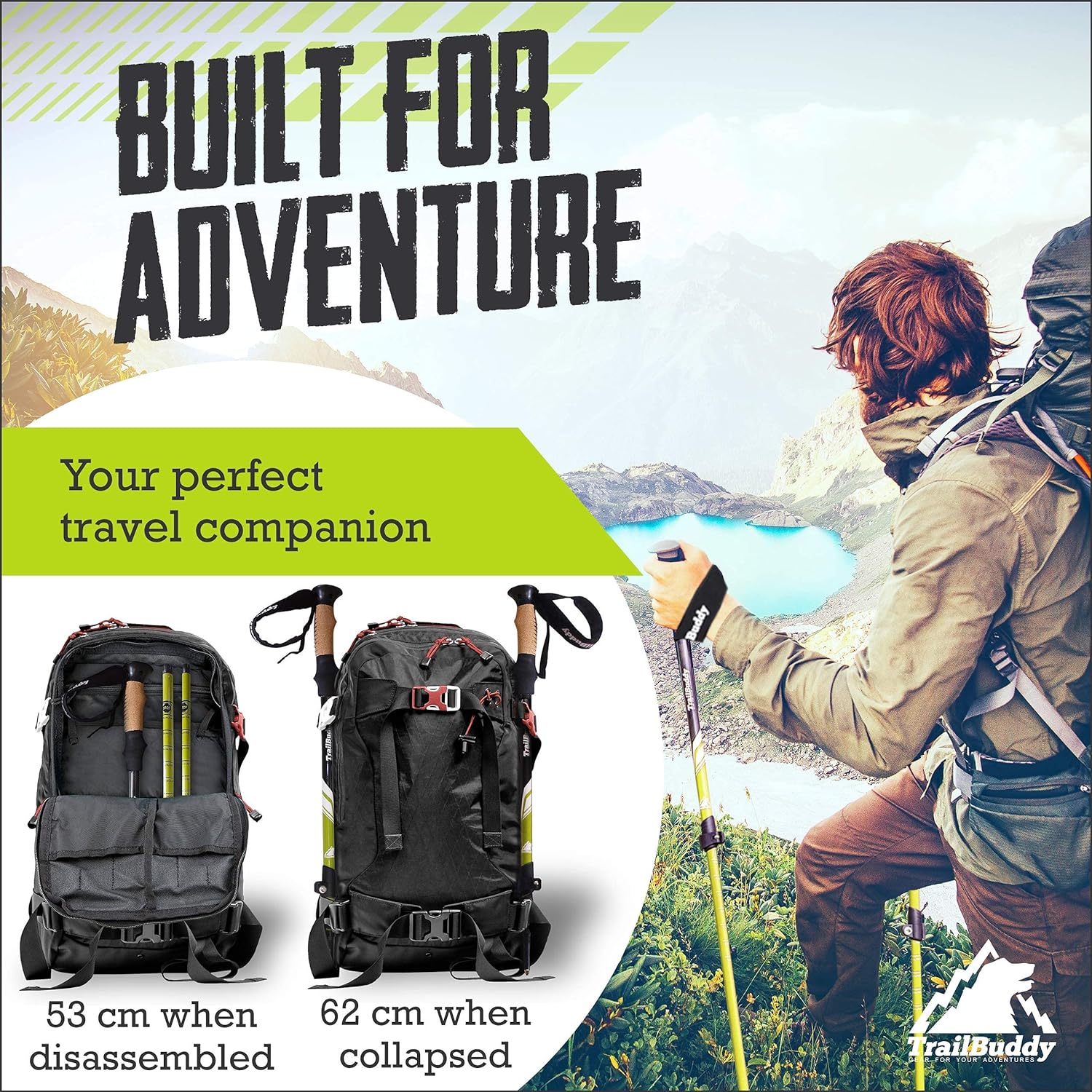 TrailBuddy Trekking Poles - The Perfect Companion for Your Hiking Adventures